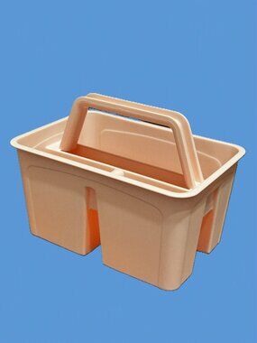 Up and Up™ Mini Caddy Desk Organizer with Top Handle, Pastel Pink